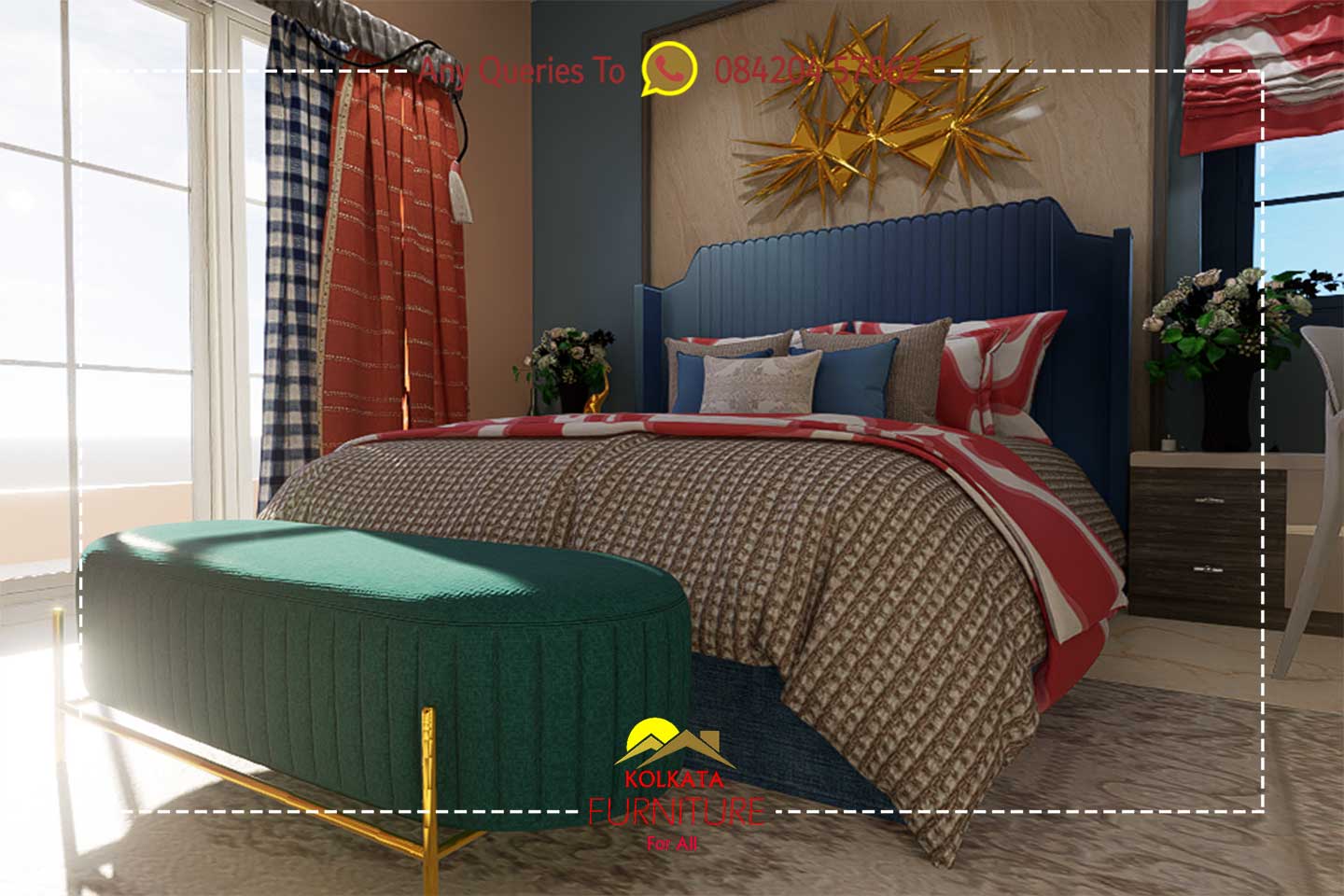 luxury bedroom furniture set price west bengal
